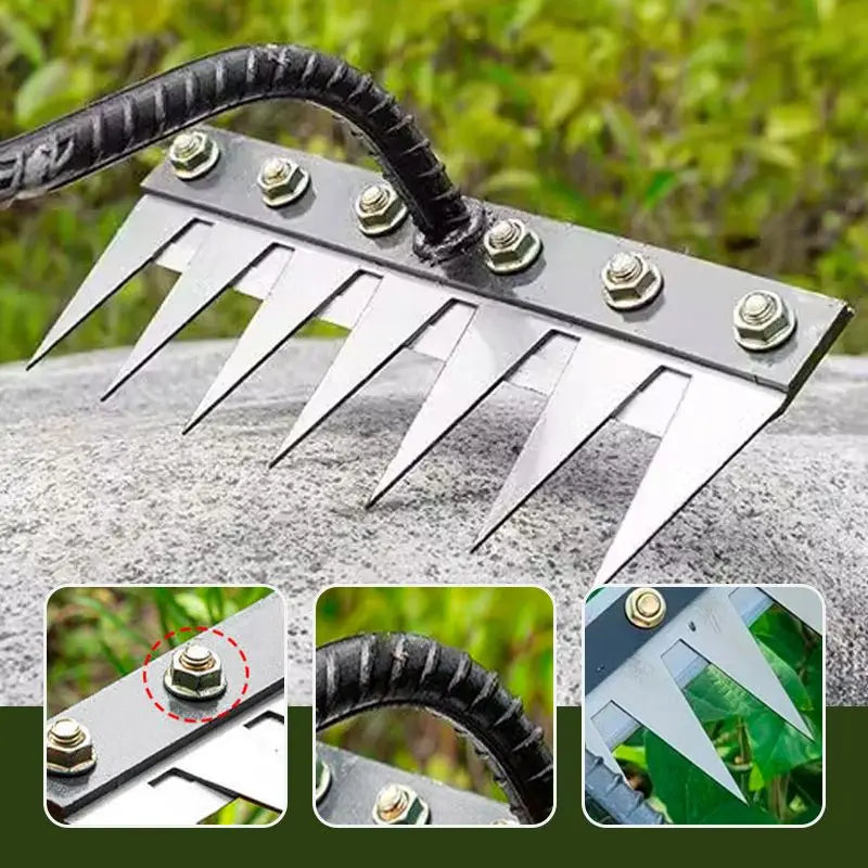 5-8 Teeth Iron Gardening Hoe