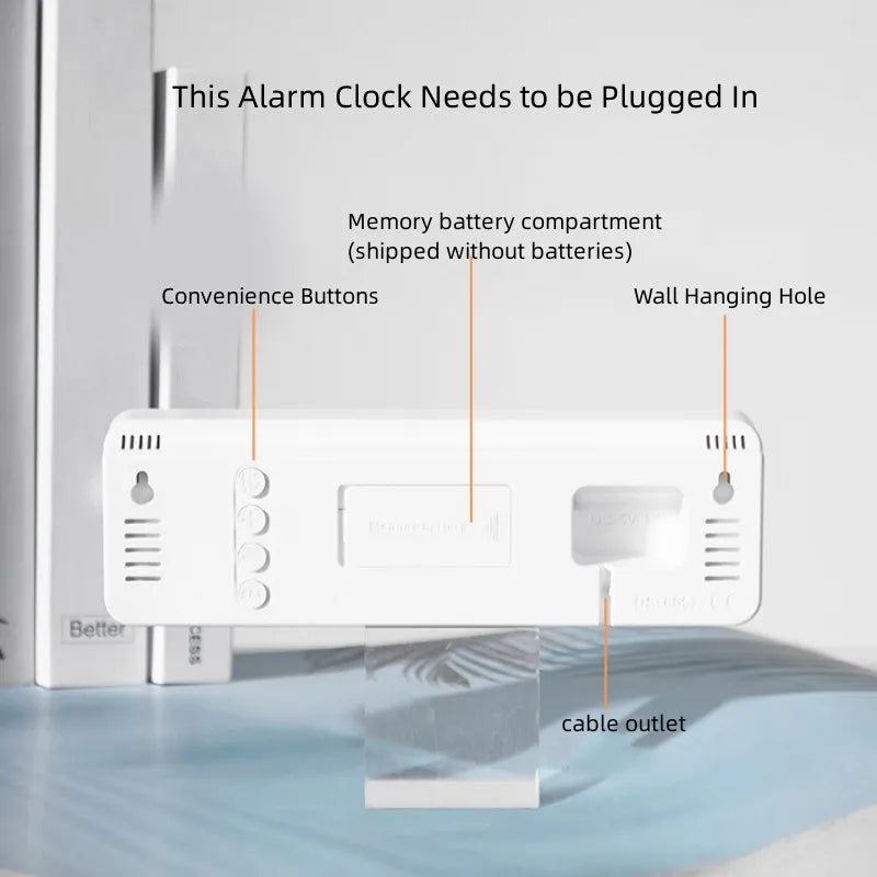 Smart LED Digital Alarm Clock