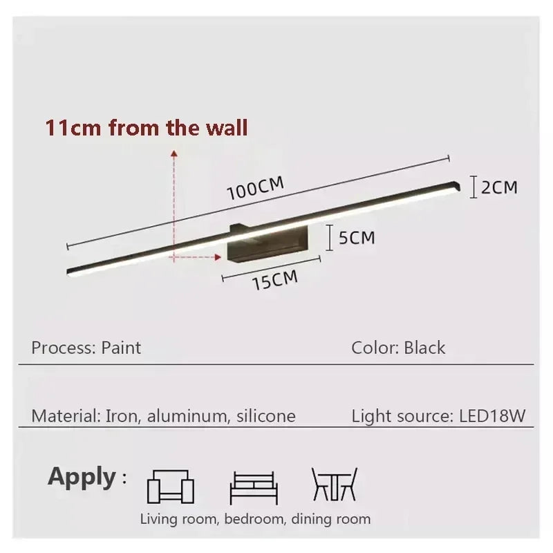 Modern LED Wall Lamp Strip Light