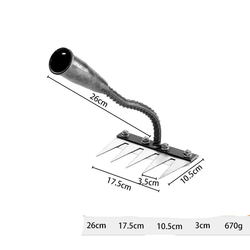 5-8 Teeth Iron Gardening Hoe