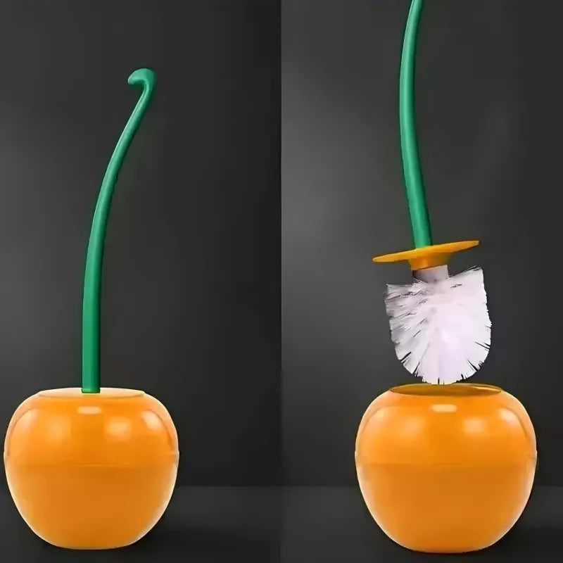 Creative Cherry Shaped Red Toilet Brush Holder