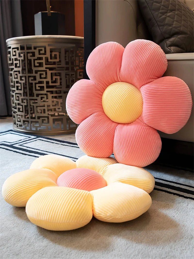 Plush Sunflower Cushion