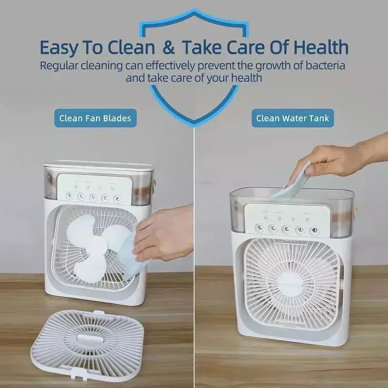 3-in-1 Portable Air Cooler Fan Humidifier