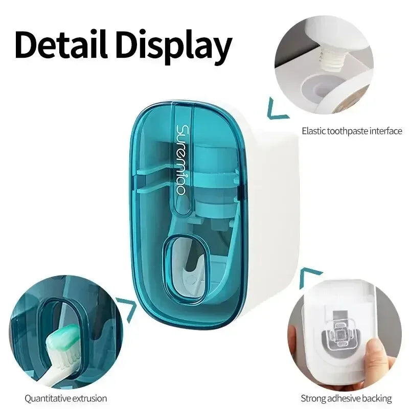 Wall-Mounted Toothpaste Dispenser Lazy Squeezer