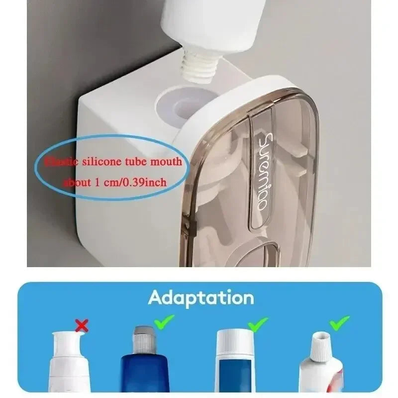Wall-Mounted Toothpaste Dispenser Lazy Squeezer