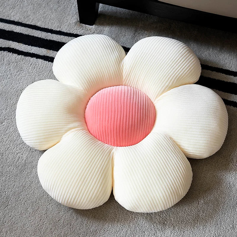 Plush Sunflower Cushion