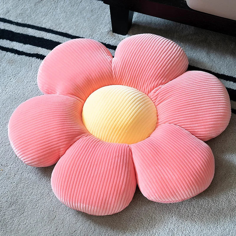 Plush Sunflower Cushion