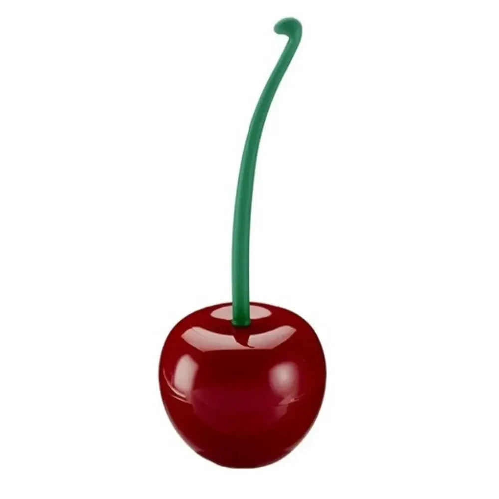 Creative Cherry Shaped Red Toilet Brush Holder