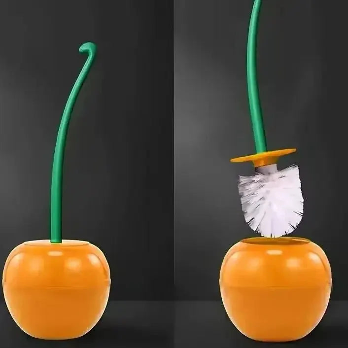 Creative Cherry Shaped Red Toilet Brush Holder