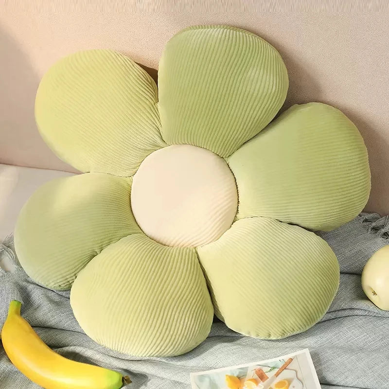 Plush Sunflower Cushion