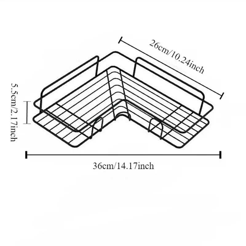 Non-Perforated Triangle Shelf