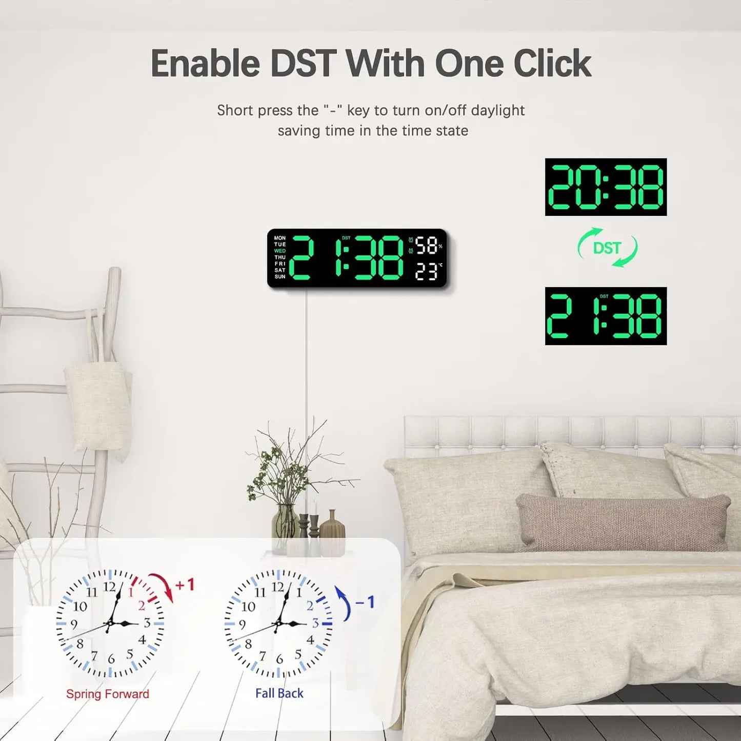 Smart LED Digital Alarm Clock