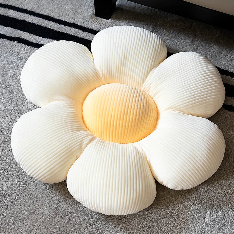 Plush Sunflower Cushion
