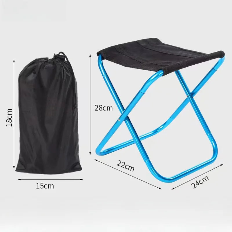 Portable Folding Camping Stool Aluminum Alloy