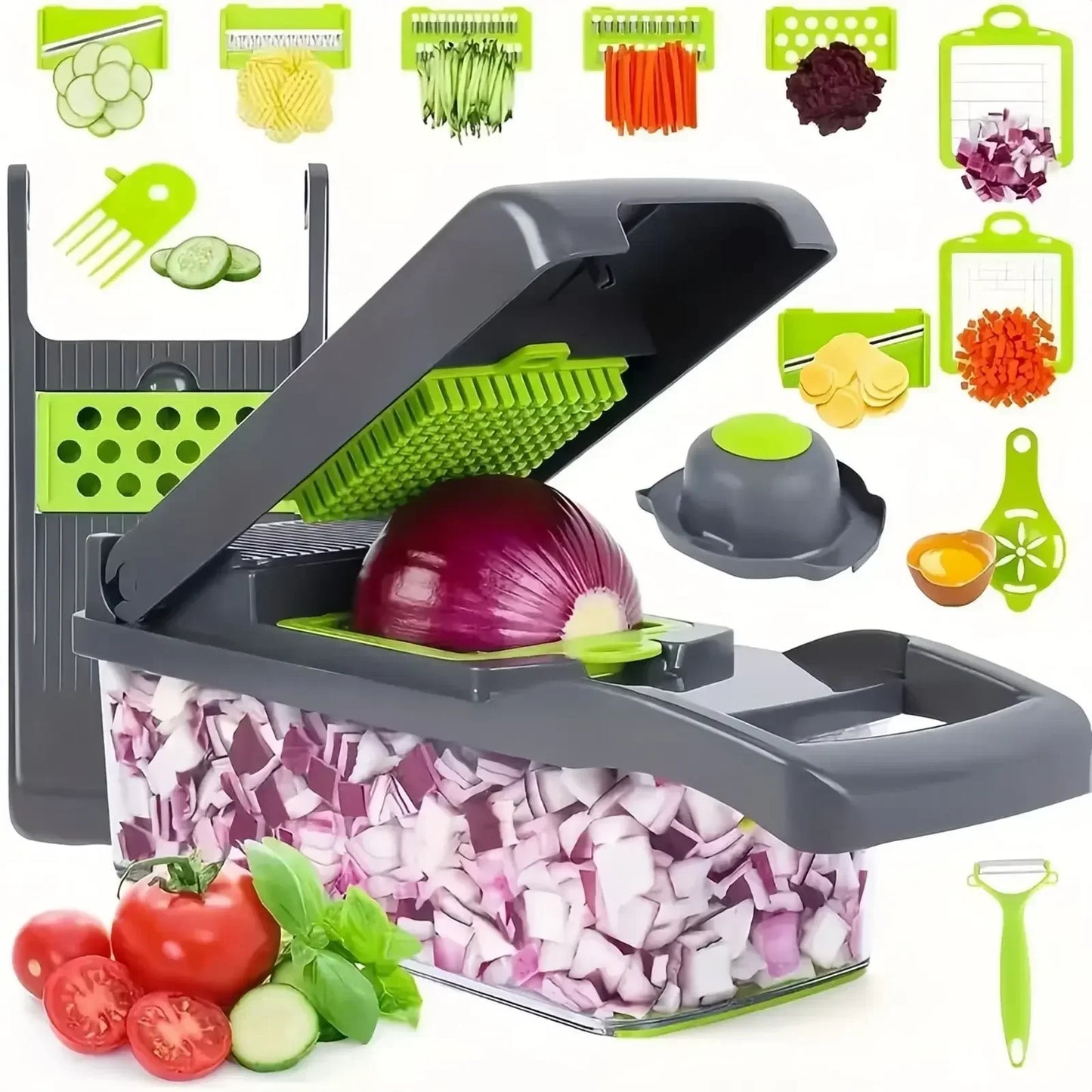 14/16 in 1 Multifunctional Vegetable Chopper Slicer