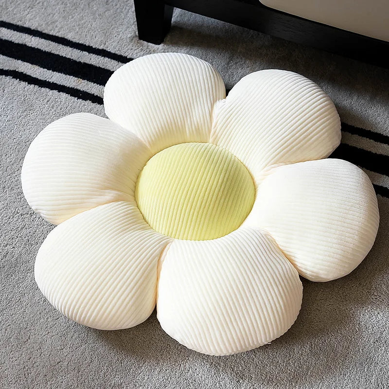 Plush Sunflower Cushion