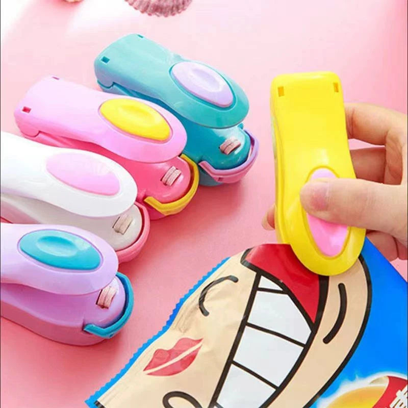 Mini Snack Sealer Portable Hand Pressure