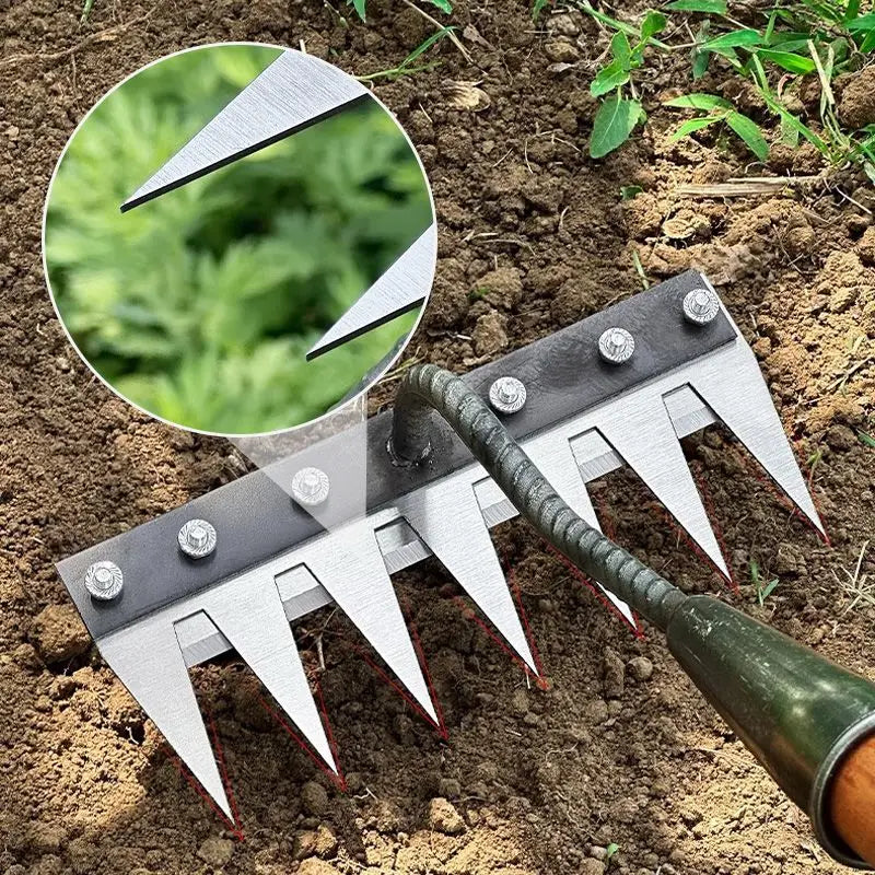 5-8 Teeth Iron Gardening Hoe